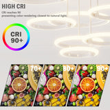 Modern LED Dimmable Chandelier for Home Decor