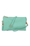 7013lpd - Faux Crossbody Wristlet Bag