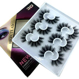 HBZGTLAD 2/4 Pairs Natural False Eyelashes Fake Lashes Long Makeup 3d Mink Lashes Eyelash Extension Mink Eyelashes for Beauty - shopwishi 