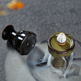 F Mini Ceramic Backflow Incense Burner Portable Mountain Water Cone Incense Holder With Reflux