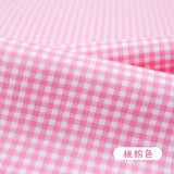Rainbow Plaid Fabric Pure Cotton 100% Shirt Clothing Dress Bed Sheet Twill Fabrics Textile for Sewing Grid Brocade Black White