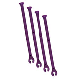 4Pcs Adjust Silicone Wine Glass Dishwasher Goblet