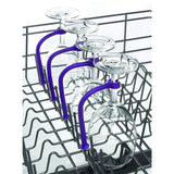 4Pcs Adjust Silicone Wine Glass Dishwasher Goblet