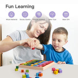 Montessori Wooden Multiplication Board Game for Toddler