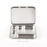 Large Camping School Leakproof Metal Stainless Steel Lunch Box 5 Compartment Bento Lunch Box for Kids