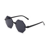 2021 Sun Flower Kids Fashion Flexible Soft Polygon Colorful Sunglasses Whole Children Sun Glasses Cheap With Promotion Logo
