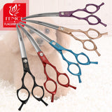 Fenice Professional Symmetrical Handle 6.5 Inch Curved Animal Grooming Scissors