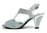 Muted Elegance Heel Silver