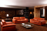 High Quality Genuine Leather Sofa Modern Nordic Couch Living Room Sofa Furniture Home Feather Sofa Set 1+2+3 Seater Muebles De S
