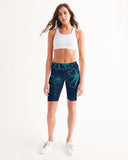 Women's Active Comfort Aloha Mid-Rise Bike Shorts