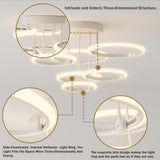 Modern LED Dimmable Chandelier for Home Decor