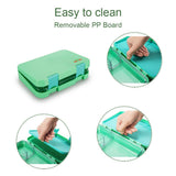 Eco Friendly Gasket Microwavable Biodegradable Sustainable Bento Lunch Boxes 3 Compartment Reusable Bento Kids Lunch Box Set