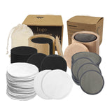 Sopurrrdy Factory Directly Wholesale Round Face Bamboo Washable Reusable Makeup Remover Pads Bamboo Make Up Remover Pads