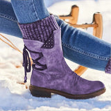 Mid-Calf Boot Winter Shoes Ladies Fashion Snow Boots Shoes Thigh High