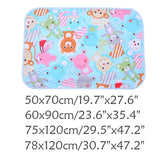 4 Size Baby's Cotton Waterproof Diapers Changing Pad