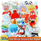 Mix Styles Anime Stickers Cute Cartoon Animal Neon Light Butterfly DIY Sticker Decals for Laptop Car Luggage Bicycle Guitar Toys