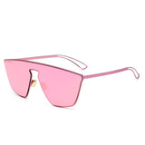 Metal Frame Reflective Mirror Sunglasses