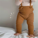 Children's Elastic Cotton Strap Overalls for Boys and Girls