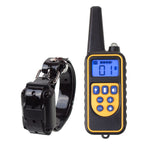 Electric Dog Training Collars Waterproof Dog Barking Control Device Anti Bark 800m Dog Shock Training Collar Rechargeable Remote