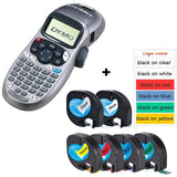 Original Dymo LetraTag LT-100H Label Printers Handheld Label Maker for LT 12267 91201 91202 91203 91204 91205 LT 18769 18771 - shopwishi 
