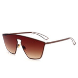 Metal Frame Reflective Mirror Sunglasses