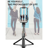 Wholesale in Stock L03 Aluminum Alloy Foldable Flexible  BT Tripod Selfie Stick