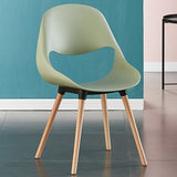 Nordic Plastic Dining Chairs Modern Simple Backrest Stool Desk Makeup Chair Dining Room Kitchen Furniture L