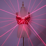 Fashion Red Laser Bra Luminous Sexy Lady Bra Laser Show Stage