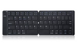 Leather Surface Wireless Mini Bluetooth Folding Keyboard Laptop Tablet