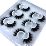 HBZGTLAD 2/4 Pairs Natural False Eyelashes Fake Lashes Long Makeup 3d Mink Lashes Eyelash Extension Mink Eyelashes for Beauty - shopwishi 