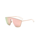 Metal Frame Reflective Mirror Sunglasses