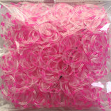 600 Elastic Different Colors Rubber Loom Bands Bracelet