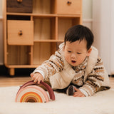 1 Set Rainbow Silicone Stacking Toys for Children