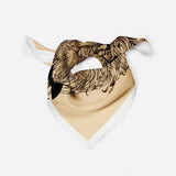 Lion Hipster Silk Animal Scarf Silk Square Scarf