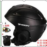 Clearance! Clearance!  MOON Ski Helmet Ultralight and Integrally-Molded Breathable Snowboard Helmet Men Women Skateboard Helmet