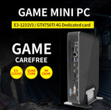 Hot Dedicated Card Gaming PC Xeon E3-1231v3 GTX750Ti Desktop Intel Core I3 9100F I5 9400F Nvidia GTX1050Ti HDMI2.0 DP DVI Nettop