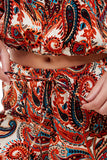 WOMEN'S FASHION PAISLEY PALAZZO PANTS