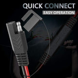4FT 6FT 10FT 12-24v Ring Terminal SAE to O Ring Connecters Extension Cord Cable Connector for Battery Charger/Maintainer