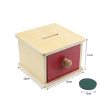 Montessori Toddler's Wooden Sensorial Box Board Puzzle