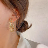 Dancing Butterflies Hoop Earrings
