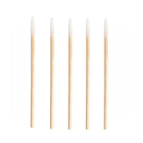 High Quality 1 Bag 100pcs Wooden Cotton Stick Swabs Buds for Cleaning the Ears Eyebrow Lips Eyeline Tattoo Makeup Cosmetics