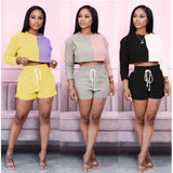 2021 New Women's Sets With Hollow Out Trending Products 2021 New Arrivals Women Clothing Women 2 Piece Set Clothing Short Set