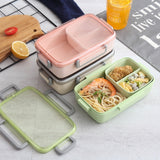 TUUTH New Microwave Lunch Box Independent Lattice for Kids Bento Box Portable Leak-Proof Bento Lunch Box Food Container