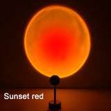RGB Mini Table Rainbow Usb Led Sunset Red Lamp Sun Projection Sunset Desk Projector Led Light Decoration Rainbow Projection Lamp