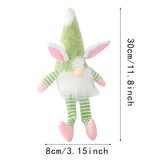 Easter Rabbit Ear With Light Luminous Faceless Gnome Dwarf Dolls Easter