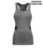AQ249 Women's Mesh Panel Racerback
