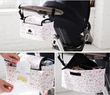 Baby Stroller Bag Nappy Diaper Mummy Bag Carriage Hanging Basket Storage Organizer Travel Feeding Bottle Stroller Accessories - shopwishi 