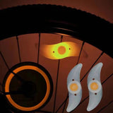 Bicycle Wheel Spoke Light 3 Mode LED Neon Waterproof Bike Safety Warning Light Easy To Install Bicycle Accessories with Battery