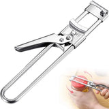 Adjustable Multi-Function Bottle Cap Opener Stainless Steel Lids Off