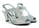Muted Elegance Heel Silver